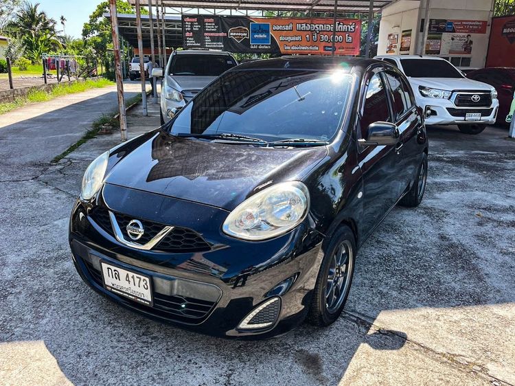 รถ Nissan March 1.2 E สี ดำ
