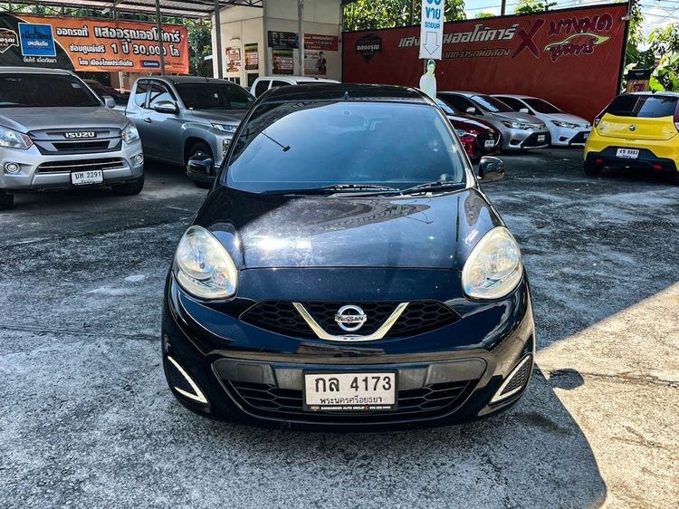 Nissan March 2018 1.2 E Sedan เบนซิน ไม่ติดแก๊ส เกียร์อัตโนมัติ ดำ รูปที่ 2