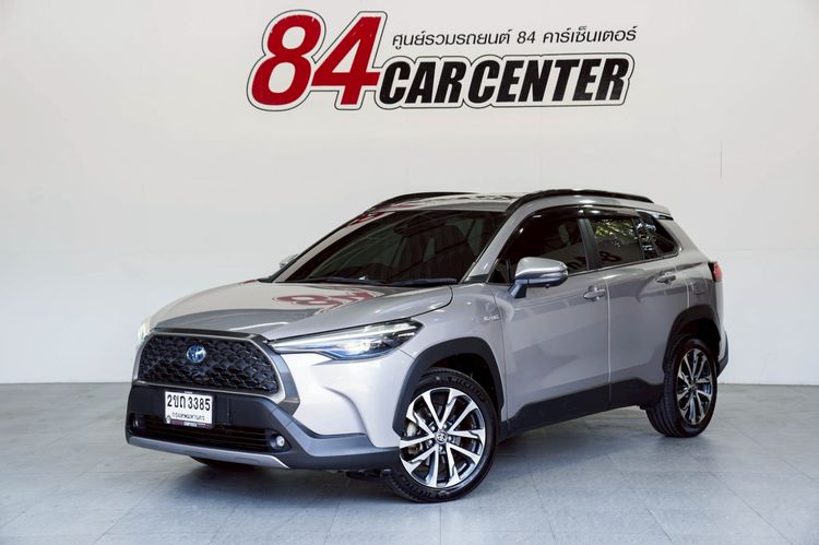 Toyota Corolla Cross 2021 1.8 Hybrid Premium Safety Utility-car ไฮบริด ไม่ติดแก๊ส เกียร์อัตโนมัติ เทา