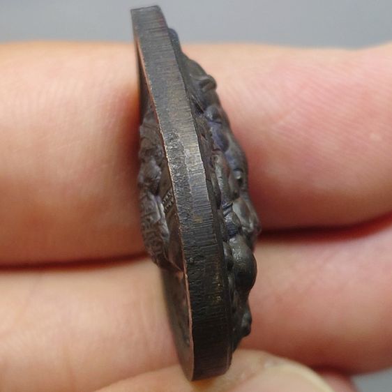 เหรียญพระพิฆเนศ ทรงพระราหู เนื้อนวะ รุ่นสุริยุปราคา หลวงพ่อเกษม เขมโก ปลุกเสก สุสานไตรลักษณ์ ลำปาง ปี2538 ตลับเดิม รูปที่ 6