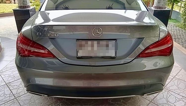 Mercedes-Benz CLA-Class 2017 CLA200 Sedan เบนซิน ไม่ติดแก๊ส เกียร์อัตโนมัติ เทา รูปที่ 2