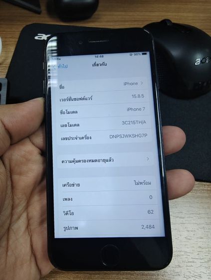 iPhone7 128gb ขายตามสภาพ รูปที่ 2