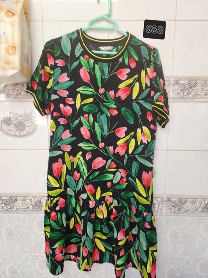 เสื้อผู้หญิง มีเสื้อไหมพรมสีดำ เดรสยาวลายดอก กางเกงยีนส์ ราคา280-750บาท รูปที่ 8