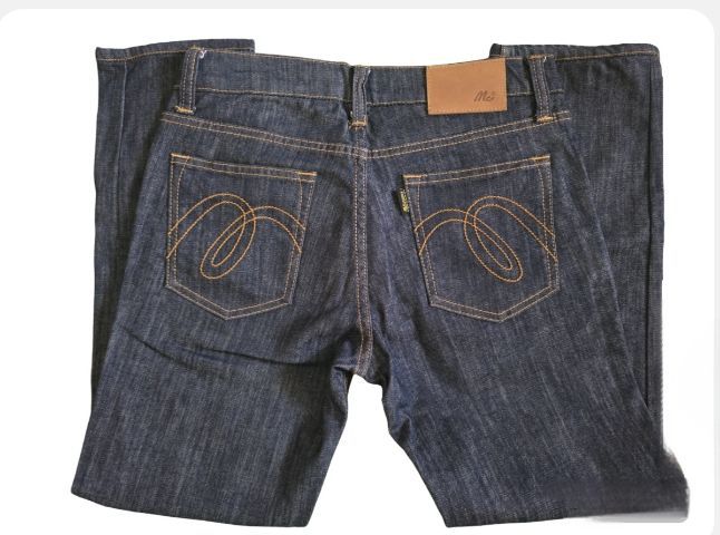 การเกงยีนส์ Mc Jeans สีเข้ม ทรงกระบอกเล็ก รูปที่ 2