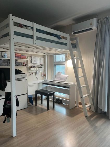 ขายโครงเตียง 2 ชั้น IKEA สีขาว รุ่น Stora loft bed frame 8,299 บาท