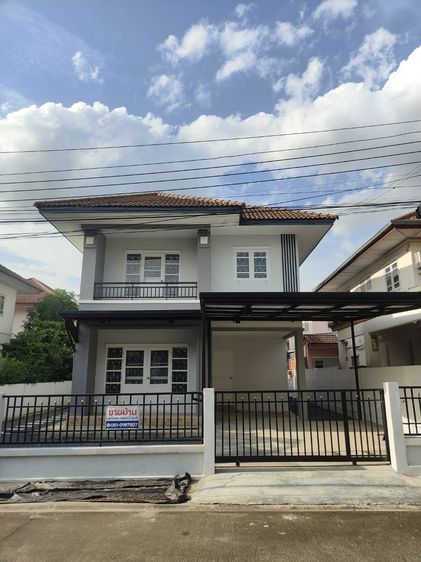 ขายบ้านเดี่ยว 2 ชั้น หมู่บ้านเอื้อสุข 2 เนื้อที่ 53 ตรว. ถนนนิมิตใหม่ ใกล้ รพ ปรับปรุงใหม่