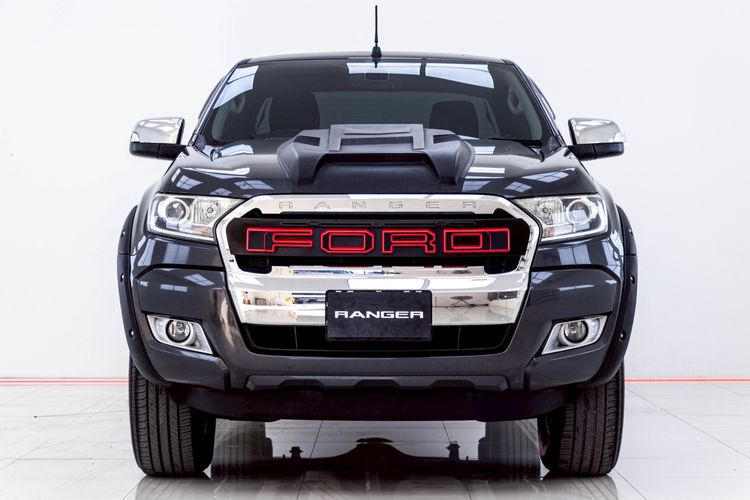 Ford Ranger 2017 2.2 Hi-Rider XLT Pickup ดีเซล ไม่ติดแก๊ส เกียร์อัตโนมัติ เทา รูปที่ 3