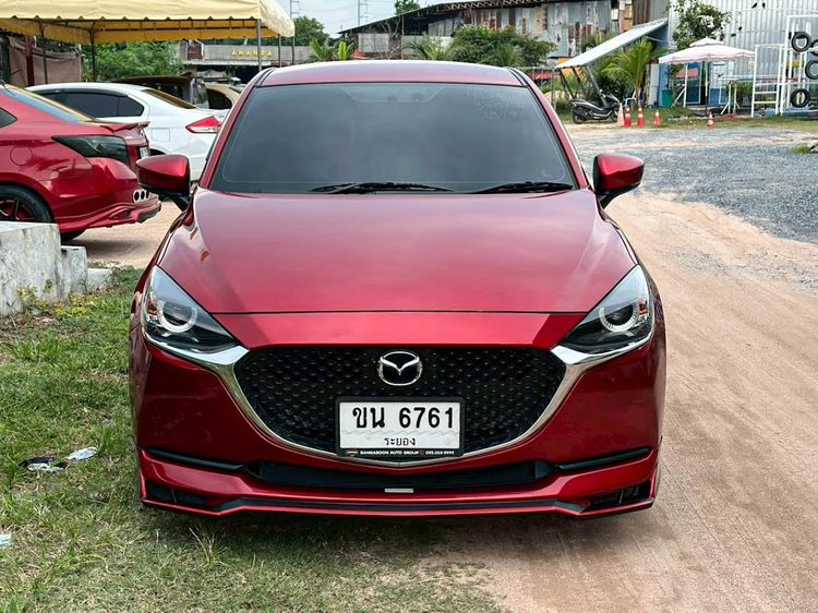 Mazda Mazda 2 2021 1.3 C Sedan เบนซิน ไม่ติดแก๊ส เกียร์อัตโนมัติ แดง รูปที่ 2