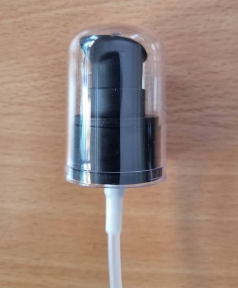 หัวปั้ม มีฝาครอบใส คอ 24 ท่อยาวรวม 17 ซม.