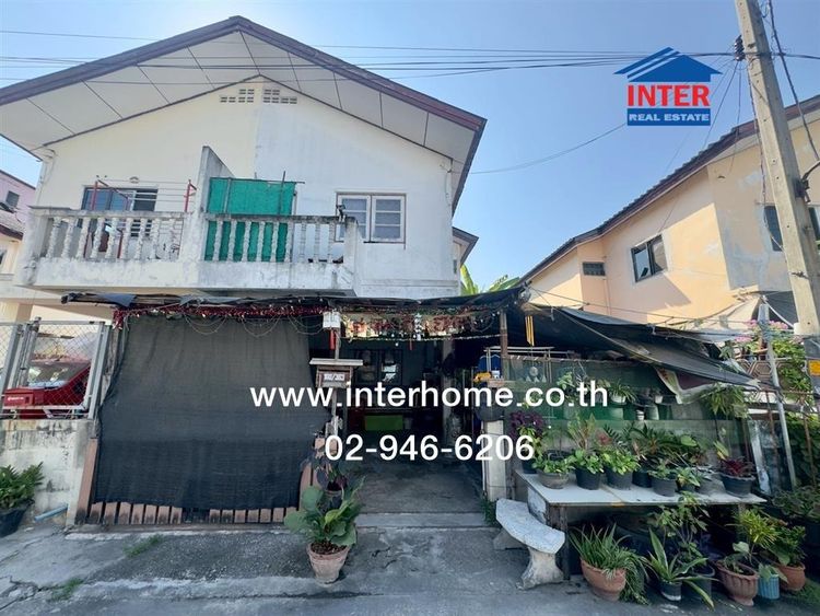 บ้านเเฝด 2 ชั้น 30 ตร.ว. หมู่บ้านคู่ขวัญหรรษา โครงการ3-4 ซอยกำนันสมพงษ์ ถนนเพชรเกษม81 ถนนบางบอน5 กระทุ่มแบน สมุทรสาคร