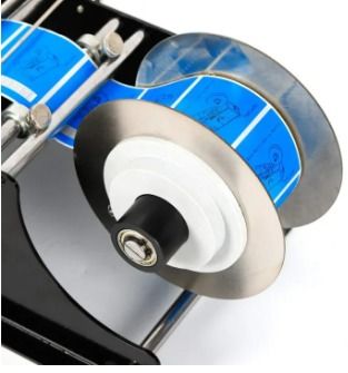 เครื่องติดฉลาก แบบมือหมุน สำหรับติดขวด กระป๋อง ทรงกลม ไม่ต้องใช้ไฟ ใช้งานง่าย รูปที่ 2