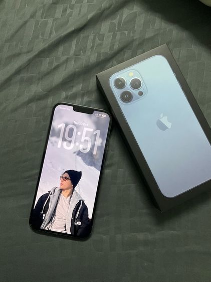 iphone13pro max 256GB.สีเซียร์ร่าบลู รูปที่ 5