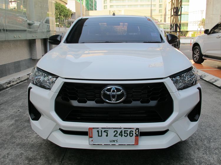 Toyota Hilux Revo 2024 2.4 Entry Pickup ดีเซล ไม่ติดแก๊ส เกียร์อัตโนมัติ ขาว รูปที่ 3
