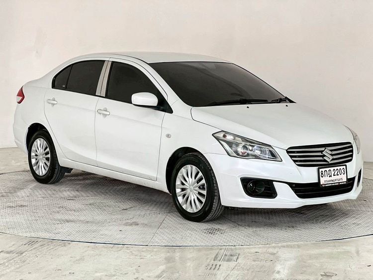 Suzuki Ciaz 2018 1.2 GL Sedan เบนซิน ไม่ติดแก๊ส เกียร์อัตโนมัติ ขาว รูปที่ 3