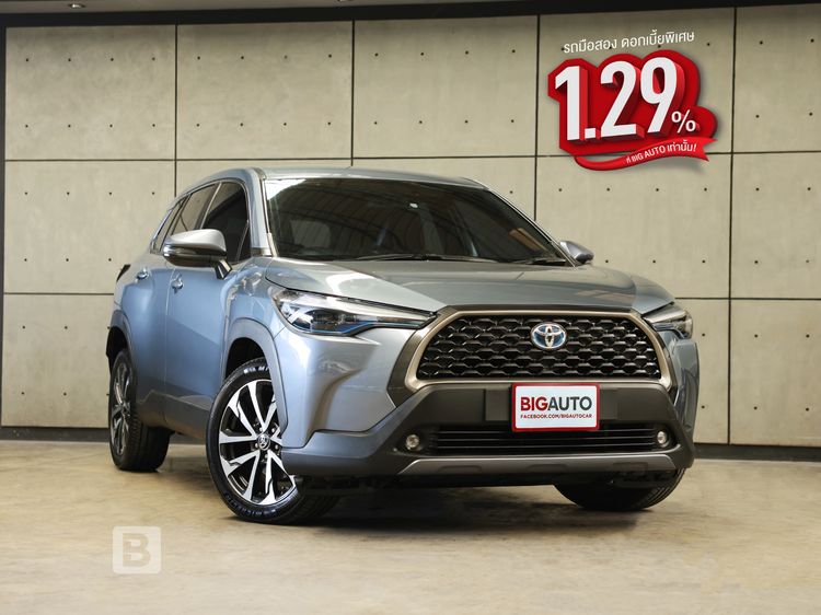 รถ Toyota Corolla Cross 1.8 Hybrid Premium สี เทา