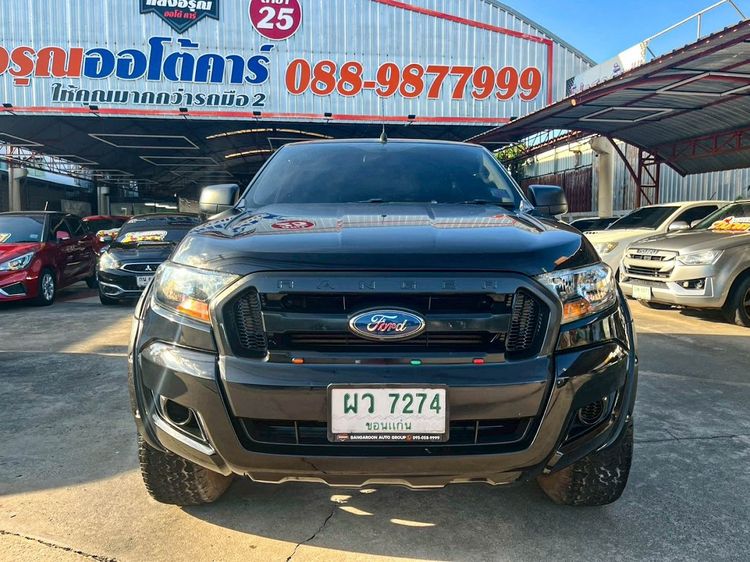 Ford Ranger 2017 2.2 Hi-Rider XL Plus Pickup ดีเซล ไม่ติดแก๊ส เกียร์ธรรมดา ดำ รูปที่ 2