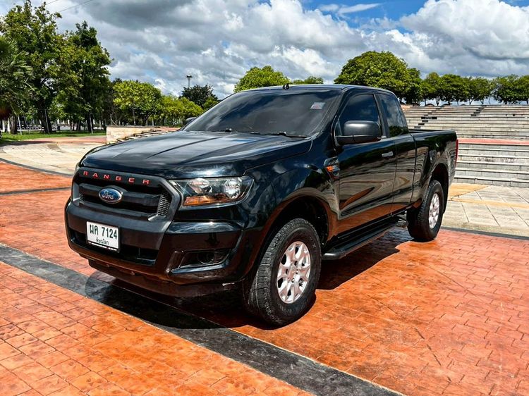 Ford Ranger 2017 2.2 Hi-Rider XL Plus Pickup ดีเซล ไม่ติดแก๊ส เกียร์ธรรมดา ดำ