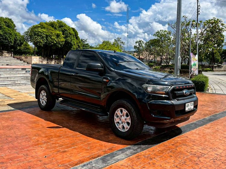 Ford Ranger 2017 2.2 Hi-Rider XL Plus Pickup ดีเซล ไม่ติดแก๊ส เกียร์ธรรมดา ดำ รูปที่ 3