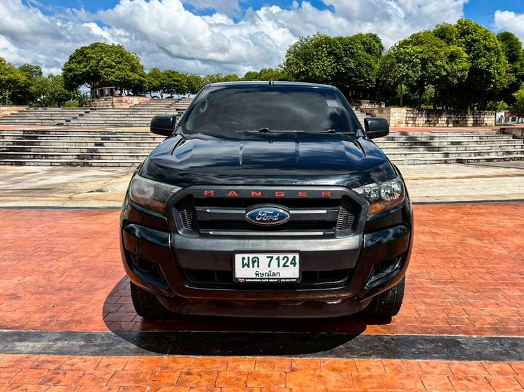 Ford Ranger 2017 2.2 Hi-Rider XL Plus Pickup ดีเซล ไม่ติดแก๊ส เกียร์ธรรมดา ดำ รูปที่ 2