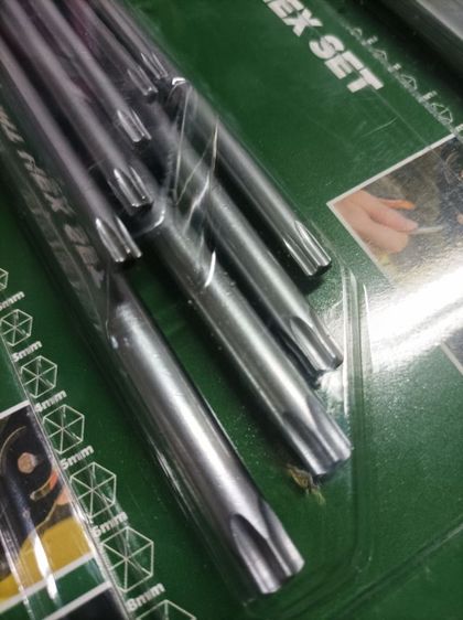 ประแจหกเหลี่ยม 9 นิ้วบรรจุ 9 ชิ้น รูปที่ 2