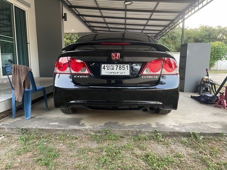Honda Civic 2007 Sedan เบนซิน ไม่ติดแก๊ส เกียร์อัตโนมัติ ดำ รูปที่ 4