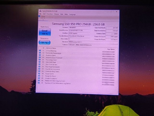 ขาย  sumsung m.2 950 pro 256gb NVMe รูปที่ 3