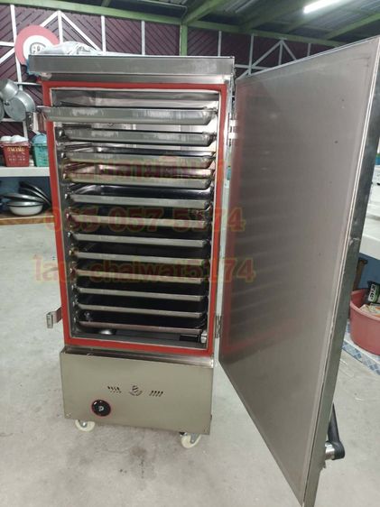 ตู้หุงข้าวใช้แก๊ส12ถาด