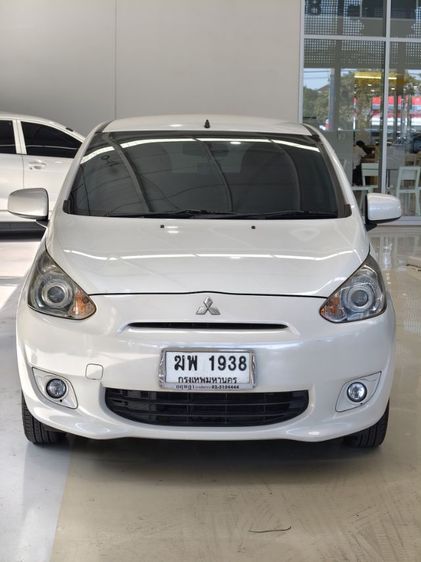 Mitsubishi Mirage 2012 1.2 GLX Sedan เบนซิน ไม่ติดแก๊ส เกียร์อัตโนมัติ ขาว รูปที่ 2
