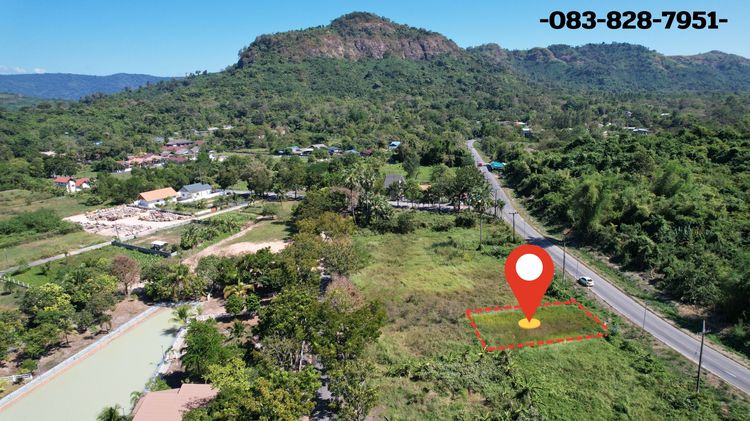 (ขาย) ที่ดิน 98 ตารางวา ต.พรหมณี ติดถนนหลวง วิวเขาชัด มีโฉนด ใกล้ รร.จปร.