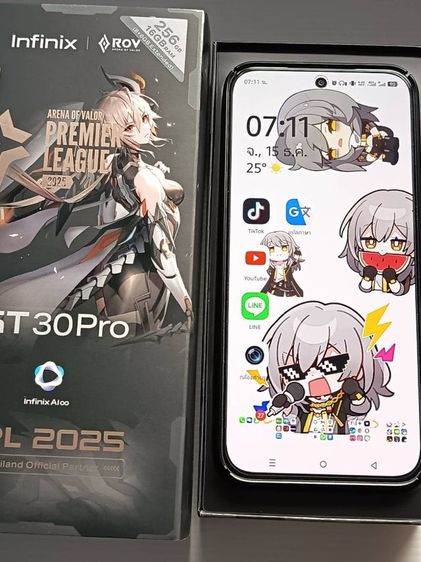 256 GB Infinix GT 30 PRO RAM8 ROM256 ครบเซ็ตประกันเหลือสภาพดี