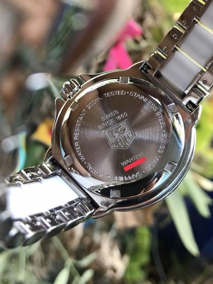 Tag Heuer F1 Quartz Cerramic Diamond Bezel  White Dail WAH1215(BOY SIZE)🇨🇭🇨🇭
  รูปที่ 12