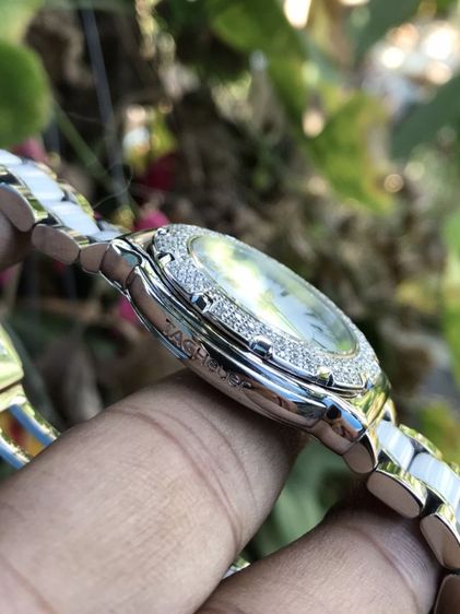 Tag Heuer F1 Quartz Cerramic Diamond Bezel  White Dail WAH1215(BOY SIZE)🇨🇭🇨🇭
  รูปที่ 9