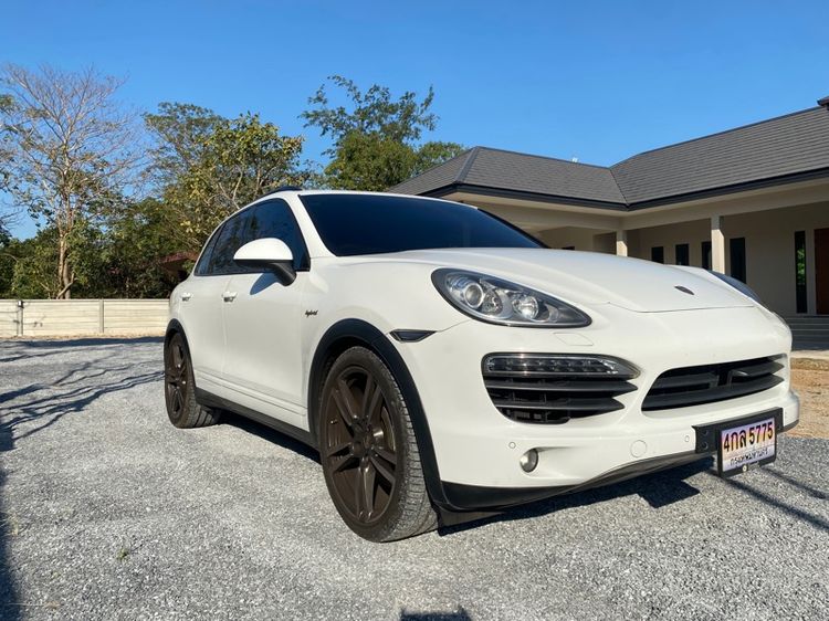 Porsche Cayenne 2013 3.0 S Hybrid Utility-car เบนซิน ไม่ติดแก๊ส เกียร์อัตโนมัติ ขาว รูปที่ 2