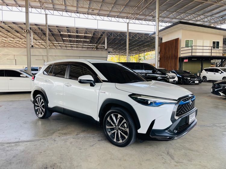 Toyota Corolla Cross 2020 1.8 HEV Premium Utility-car ไฮบริด ไม่ติดแก๊ส เกียร์อัตโนมัติ ขาว รูปที่ 2