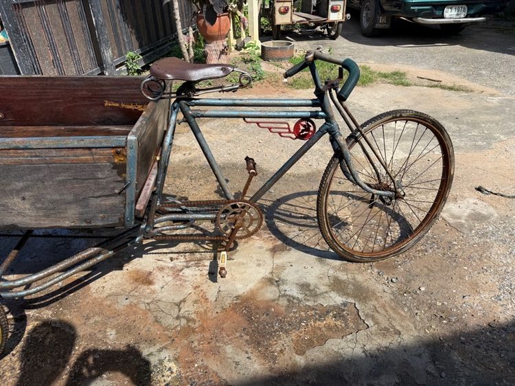 รถจักรยานสามล้อบรรทุกรับจ้างเก่า ประดับร้าน แต่งบ้านแนววินเทจ  รูปที่ 6