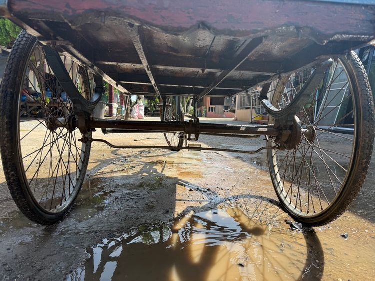รถจักรยานสามล้อบรรทุกรับจ้างเก่า ประดับร้าน แต่งบ้านแนววินเทจ  รูปที่ 5