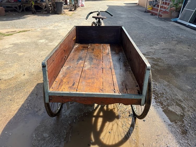 รถจักรยานสามล้อบรรทุกรับจ้างเก่า ประดับร้าน แต่งบ้านแนววินเทจ  รูปที่ 4