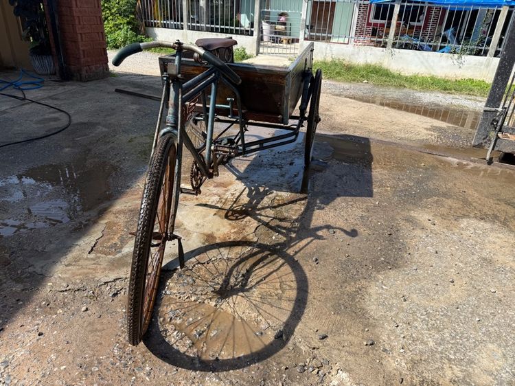 รถจักรยานสามล้อบรรทุกรับจ้างเก่า ประดับร้าน แต่งบ้านแนววินเทจ  รูปที่ 2