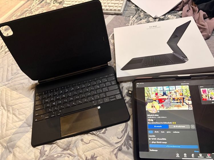 Magnetic Keyboard Gen2 สำหรับ ipad pro12.9  air 6 13นิ้ว air 7 13 นิ้ว ipad pro m4 13 นิ้ว