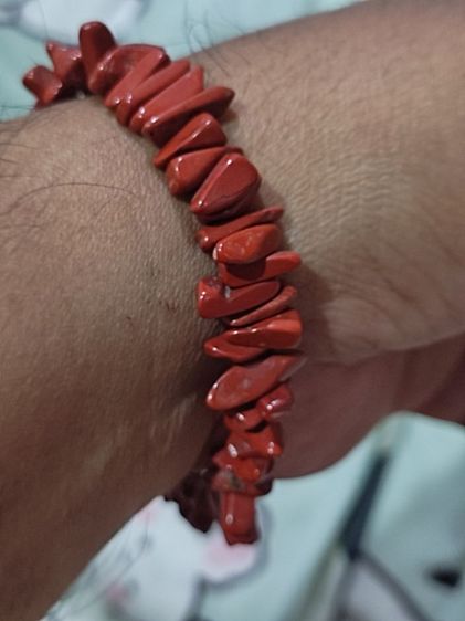 กำไรข้อมือประการังแดงข้อล็อกเงิน รูปที่ 4