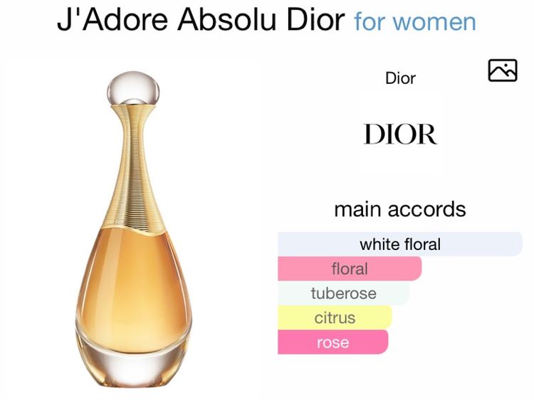 Sold out น้ำหอมแท้ 💯  Dior J’Adore Absolu Dior for Women 75 ml (NO BOX)  รูปที่ 2