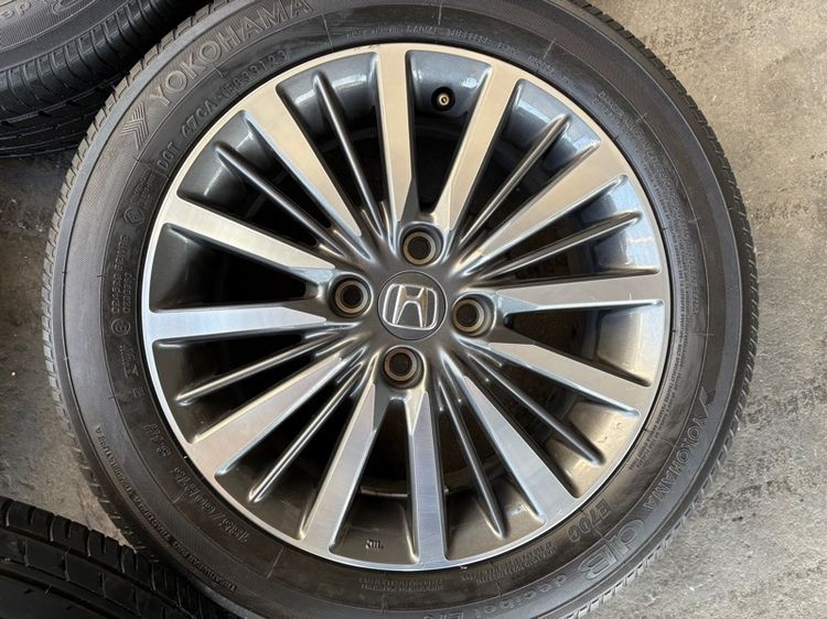ล้อแม็กขอบ15 HONDA CITY สภาพสวย พร้อมยางYOKOHAMA185-60-15 ปี23 ปีแท้  รูปที่ 3