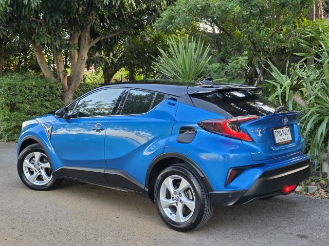 Toyota C-HR 2018 1.8 Hybrid Hi Utility-car ไฮบริด ไม่ติดแก๊ส เกียร์อัตโนมัติ น้ำเงิน รูปที่ 4