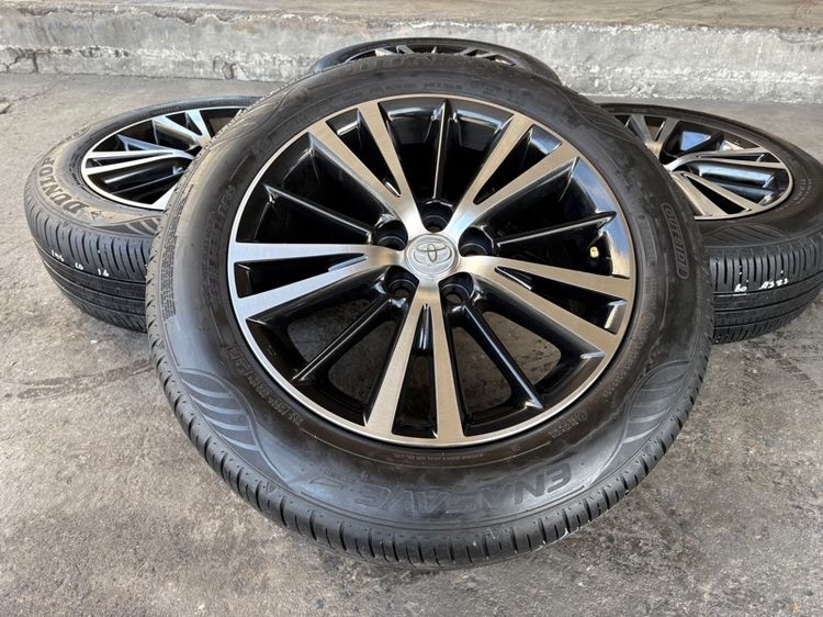 ล้อแม็กขอบ16 TOYOTA ALTIS (ล้อทำสีมาใหม่เพื่อความสวยงาม ไม่มีซ่อม) พร้อมยางDUNLOP195-60-16 ปี23 ปีแท้ รูปที่ 3