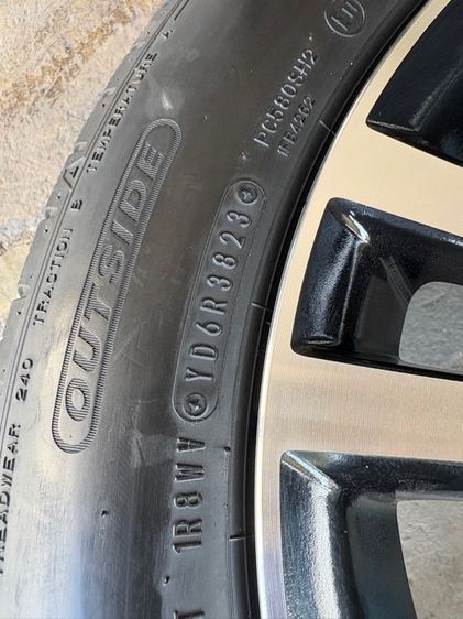 ล้อแม็กขอบ16 TOYOTA ALTIS (ล้อทำสีมาใหม่เพื่อความสวยงาม ไม่มีซ่อม) พร้อมยางDUNLOP195-60-16 ปี23 ปีแท้ รูปที่ 9