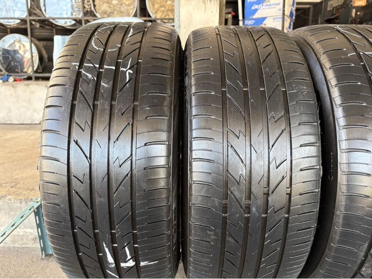 ล้อแม็กมือ1 ขอบ18 FS01 5รู100 กว้าง8 ออฟ38 สีดำ ล้อเบา FLOW FORMING งานSEVENFIFTH งานสวยมาก  พร้อมยางมือ2 DAYTON235-40-18 ปี23 ปีแท้ รูปที่ 5