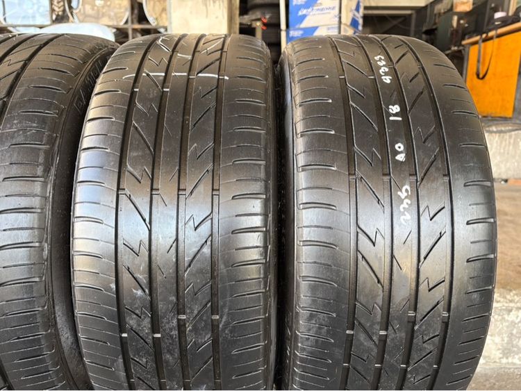 ล้อแม็กมือ1 ขอบ18 FS01 5รู100 กว้าง8 ออฟ38 สีดำ ล้อเบา FLOW FORMING งานSEVENFIFTH งานสวยมาก  พร้อมยางมือ2 DAYTON235-40-18 ปี23 ปีแท้ รูปที่ 6