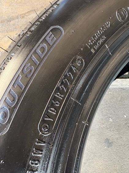 ยางDUNLOP195-60-16 ปี24 ปีแท้  ใส่แทน 205-55-16 ได้เลยจ้า รูปที่ 9