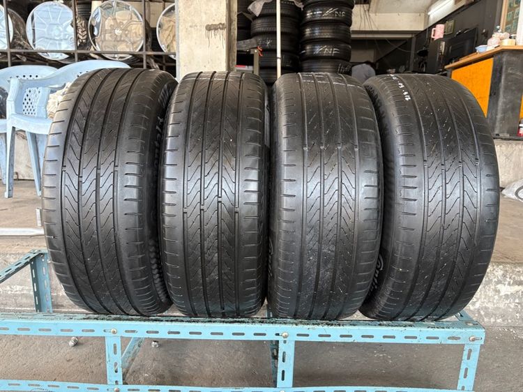 ล้อแม็กมือ1 ขอบ17 ก้านY 5รู114 กว้าง8 ออฟ38 สีไฮเปอร์แบล็ก ล้อเบา FLOW FORMING งานNV งานสวยมากๆ พร้อมยางมือ2 CONTINENTAL215-50-17 ปี23 ปีแท้ รูปที่ 4