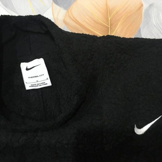 Nike Therma-FIT Sherpa Fleece เสื้อกันหนาวคอเต่า สีดำ มือสอง ของแท้ ไซส์ L รูปที่ 3